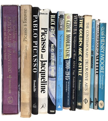 Lot 886 - ONE BOX: Large format art interest, to include...