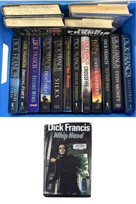 Lot 821 - ONE BOX: DICK FRANCIS hardback novels