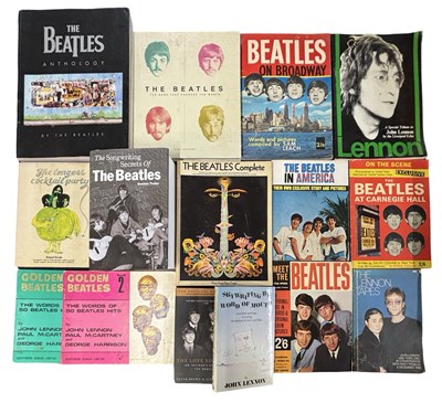 Lot 109 - THE BEATLES: A collection of various books,...
