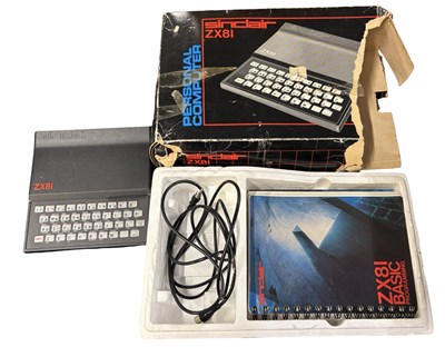 Lot 459 - A boxed Sinclair ZX8I personal computer (box...