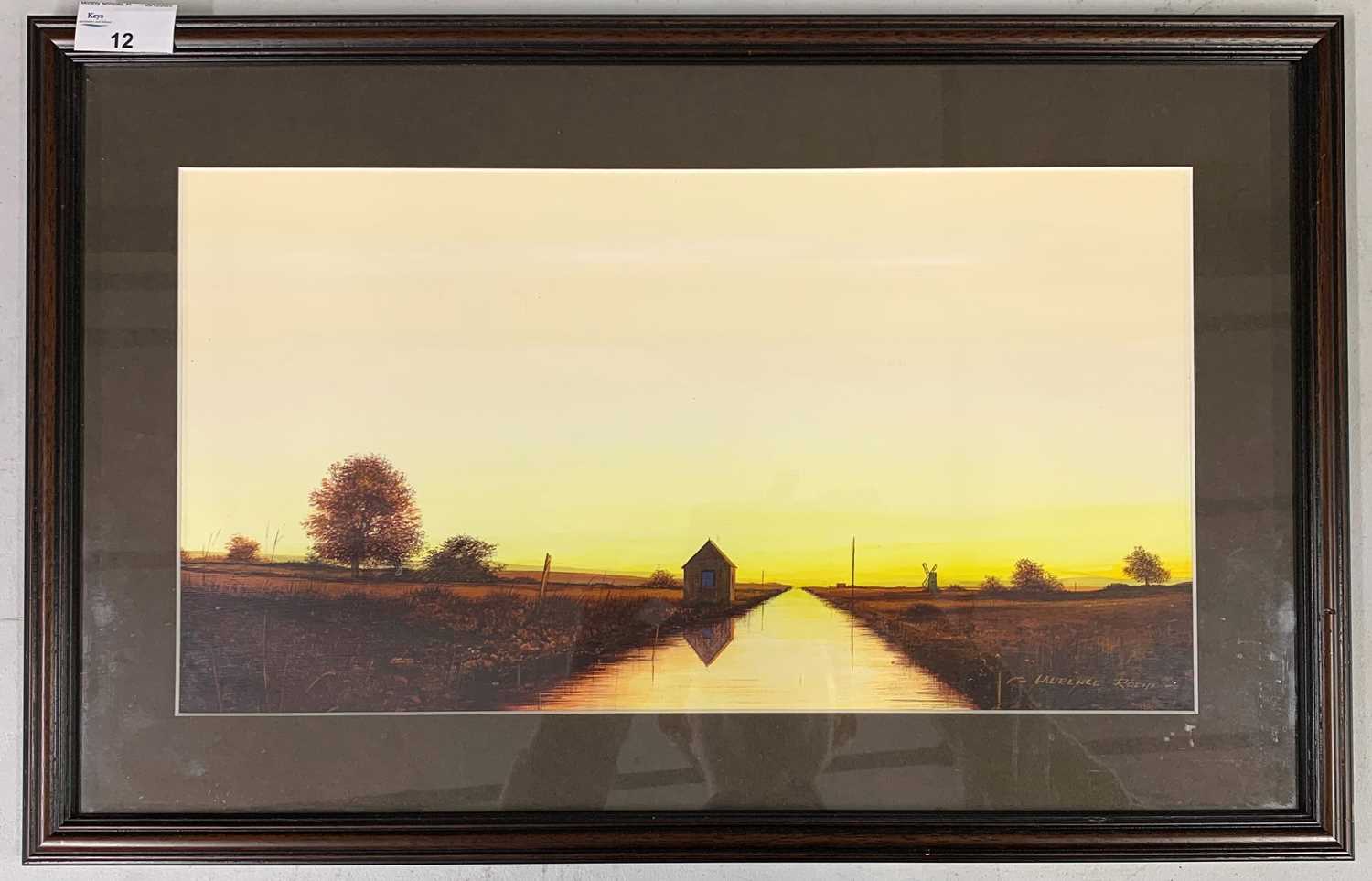 Lot 12 - Laurence Roche (Welsh, b.1944), 'Evening Light'...