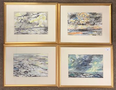 Lot 15 - David Smith (1920-1999), Four seascapes in...