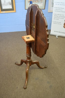 Lot 306 - 19th century and later mahogany snap-top...