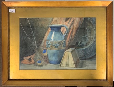 Lot 20 - British School, 20th century, still life study...