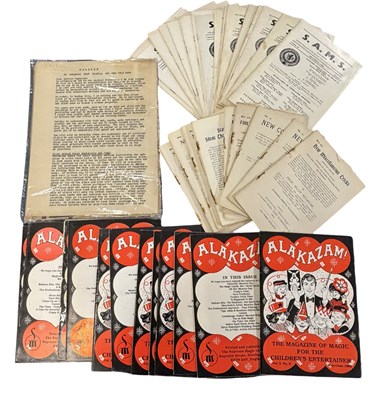 Lot 1126 - ONE PACKET: Magic ephemera to include: - PAUL...