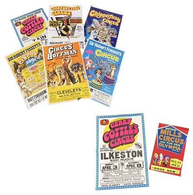 Lot 1119a - ONE PACKET: 20th century Circus advertising...