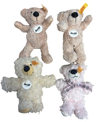 Lot 245 - Four Steiff teddy bear keyrings