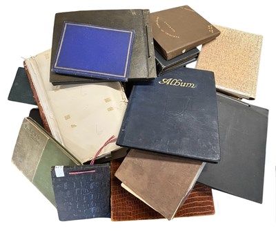 Lot 1065 - PHOTOGRAPH ALBUMS Two large boxes with approx...