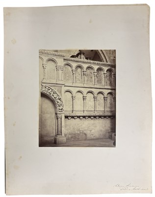 Lot 934 - ARCHITECTURE PHOTOGRAPHS. GERMANY. Albumen...