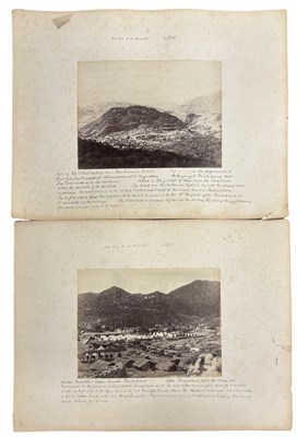 Lot 1067 - PAKISTAN, Malakand. 1895. TWO ALBUMEN...