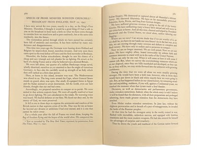 Lot 980 - WINSTON CHURCHILL. International Conciliation...