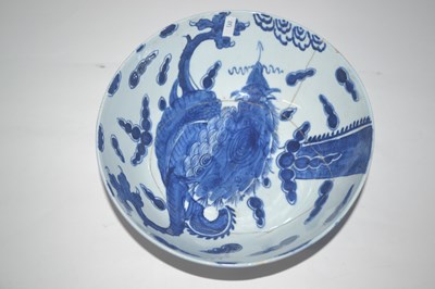 Lot 293 - Bow Porcelain Dragon Pattern Bowl c.1760