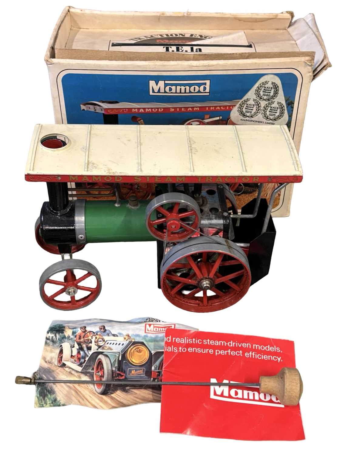 Lot 2 - A boxed Mamod TE1A Steam Tractor