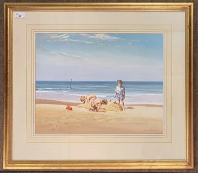 Lot 76 - Michael J. Saunders (b.1950), Norfolk beach...