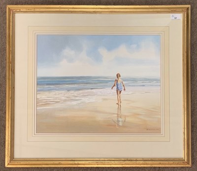 Lot 114 - Michael J.Saunders (b.1950), A young girl...