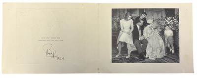Lot 1137 - Prince [Now King] Philip, Christmas card...