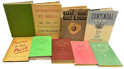 Lot 264 - JOHN BETJEMAN: 9 Titles: A NIP IN THE AIR,...