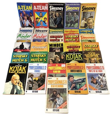 Lot 35 - A mixed lot of vintage TV-Police/Crime novels,...