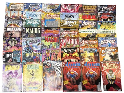 Lot 6 - A large collection of various DC comic books,...