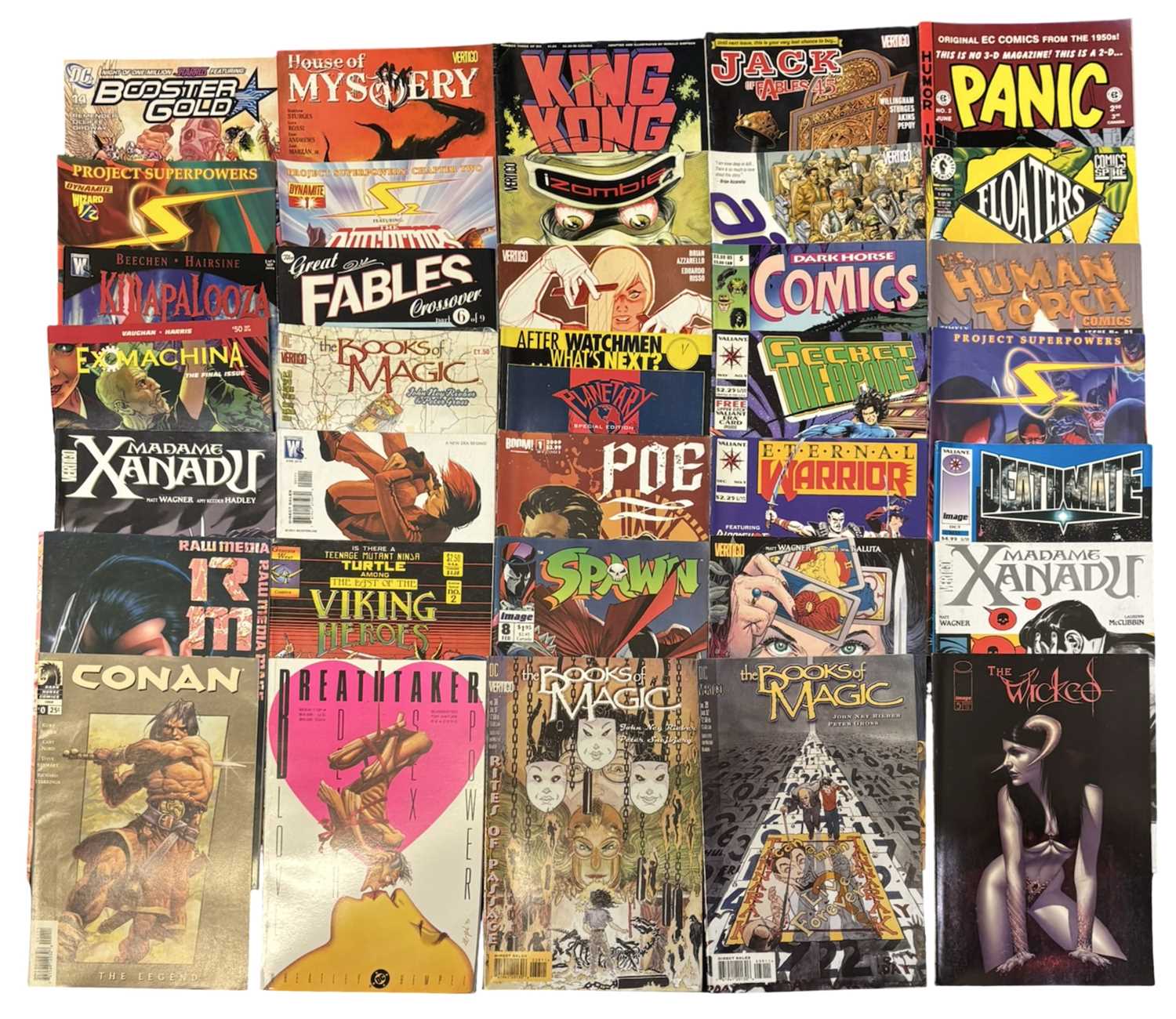 Lot 7 - A collection of various comic books from...