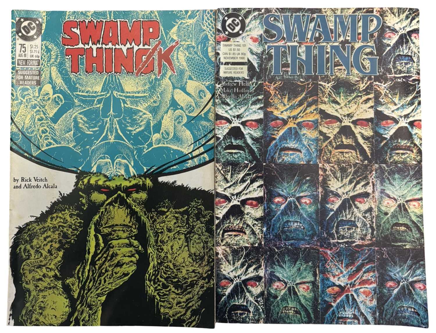 Lot 3 - SWAMP THING: DC, number 75 [1988] and 101 [1990]
