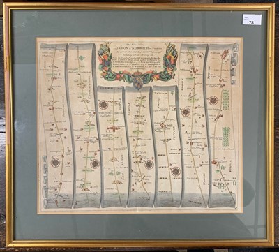 Lot 78 - John Ogilby (1600-1676), 'The Road from London...