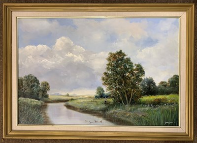 Lot 89 - James J.Allen 'Summer near Bintree, Norfolk',...