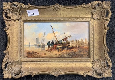 Lot 43 - British School, circa 20th century, Fisherfolk...