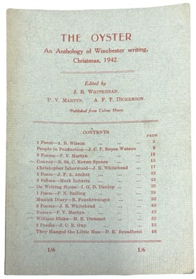 Lot 1111 - UNREGISTERED. The Oyster An Anthology of...