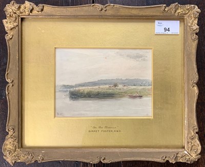 Lot 94 - Myles Birket Foster R.W.S. (1825-1899) 'On the...