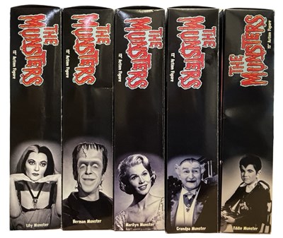 Lot 75 - The Munsters - 5 (out of 6) boxed 40th...