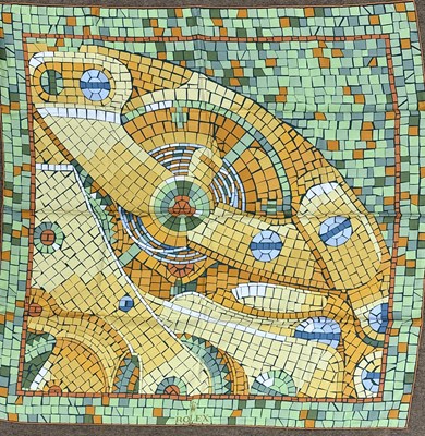 Lot 344 - Rolex: a silk mosaic pattern scarf, with Rolex...