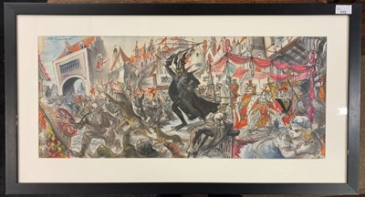 Lot 113 - Olga Lehmann (1912-2001), ink and watercolour...