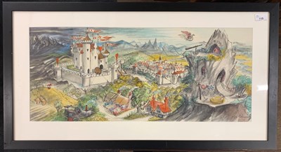 Lot 115 - Olga Lehmann (1912-2001), Ink and watercolour...