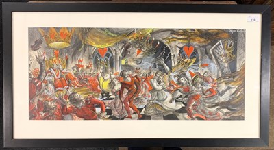 Lot 116 - Olga Lehmann (1912-2001), Ink and watercolour...