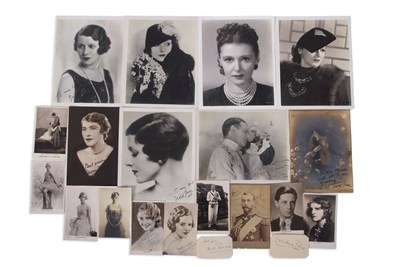 Lot 103 - Collection of British Film Autographs 1930s...