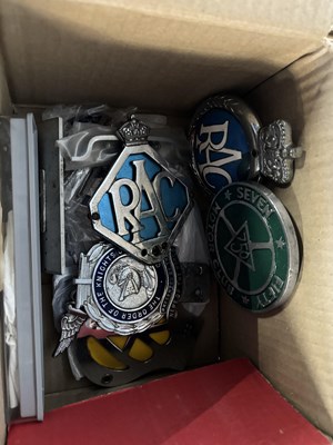 Lot 69 - Box containing quantity of motorcycle and car...