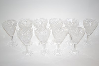 Lot 244 - Quantity of Waterford wine glasses in the...