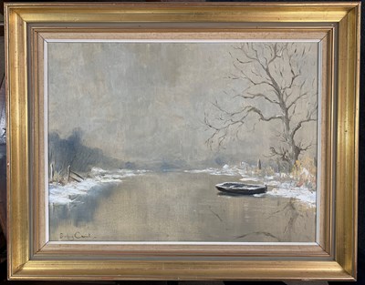 Lot 127 - Shirley Carnt (British), An atmospheric winter...