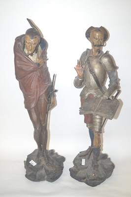 Lot 275 - After J Gautier, two Spelter models of a...