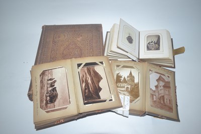 Lot 335 - Group of three Victorian postcard and...