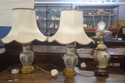 Lot 440 - A group of three reproduction Oriental table...