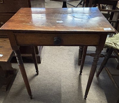 Lot 486 - A small late 19th Century mahogany side table...