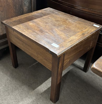Lot 489 - An early 19th Century mahogany box commode now...