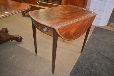 Lot 610 - A late Georgian mahogany Pembroke table of...