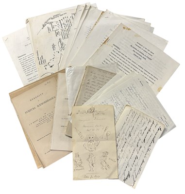 Lot 988 - Packet of Ephemera. Including an Albumen print...