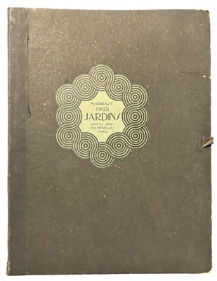 Lot 916 - Marrast 1925 Jardins. Published 1926 Editions...