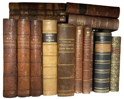 Lot 800 - Collection of leather and fine bindings. One...