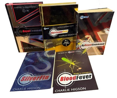 Lot 84 - CHARLIE HIGSON: 5 Young Bond Titles: BY ROYAL...