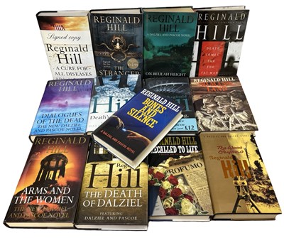 Lot 166 - REGINALD HILL INSCRIBED HARDBACKS: 13 Titles:...